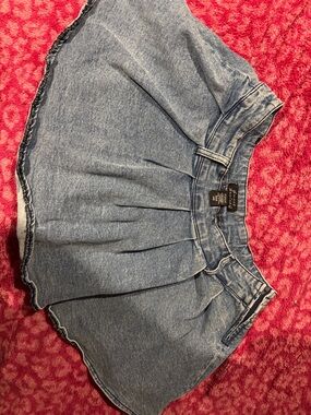 Hot topic Sweet Society Light Indigo Denim Skirt, medium